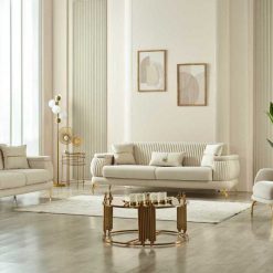 Resital Beige Sofa Set