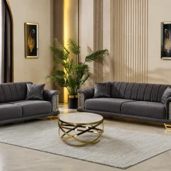 Nevada Gray Sofa Set