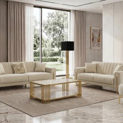 Othello Beige Sofa Set