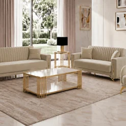 Senfoni Beige Sofa Set