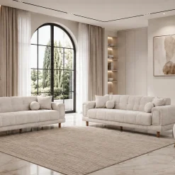 Canyon Beige Sofa Set