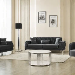 Resistal Gray Sofa Set