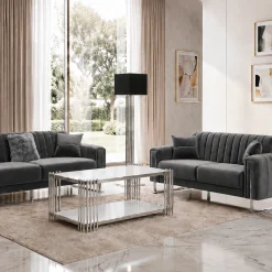 Othello Gray Sofa Set