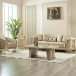 New Romance Beige Sofa Set 1