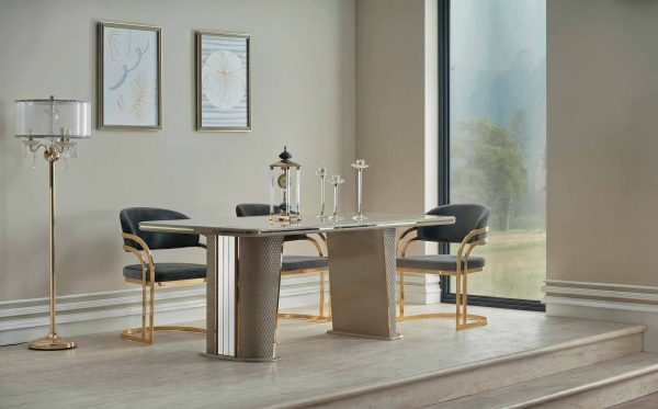 New Romance Grey Dining Set 1