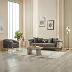 New Romance Grey Sofa Set 1