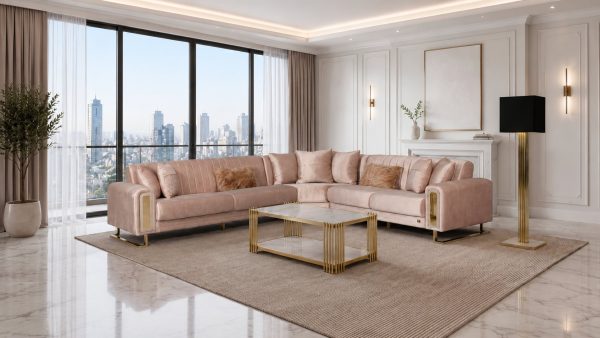 Nirvana Beige Sectional Set 1