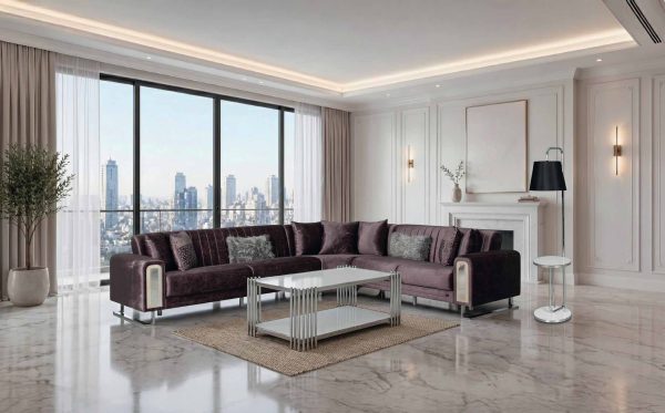 Nirvana Gray Sectional Set 1