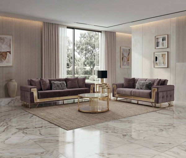 Titan Gray Sofa Set 1