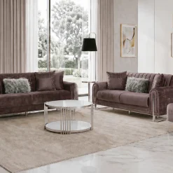 Oscar Gray Sofa Set