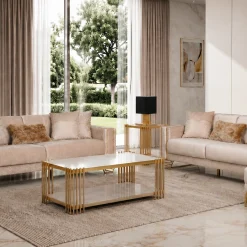 Valero Beige Sofa Set