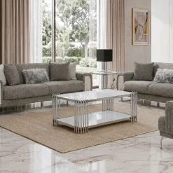 Damla Gray Sofa Set