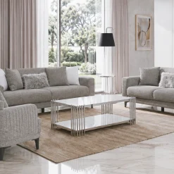 Twist Gray Sofa Set