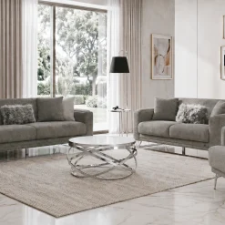Dante Gray Sofa Set