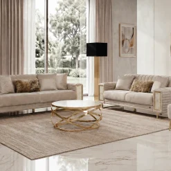 Galina Beige Sofa Set